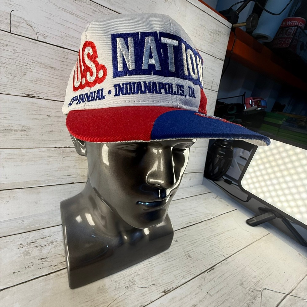 Vintage 1997 NHRA U.S. Nationals Winston Drag Racing Kudzu Snapback Hat NWT